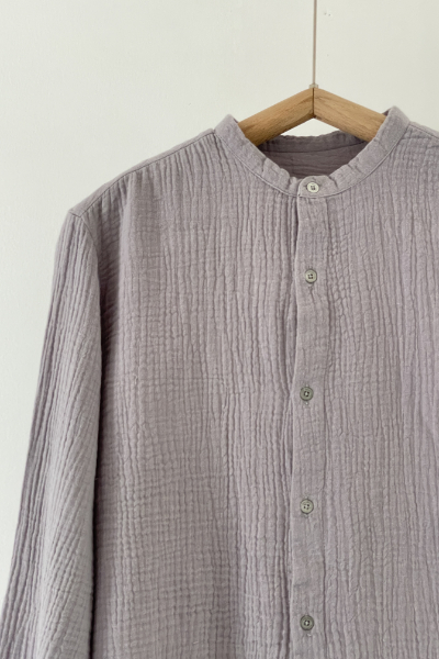 Gauze Shirt - Light Grey
